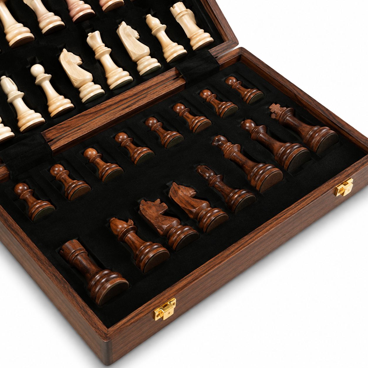 Walnut Chess Set 39x39 cm